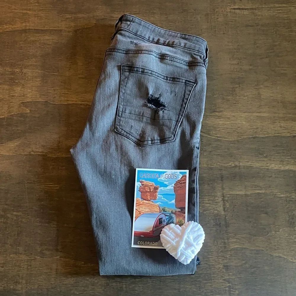 Pacsun Active Fit Men's Gray Jeans